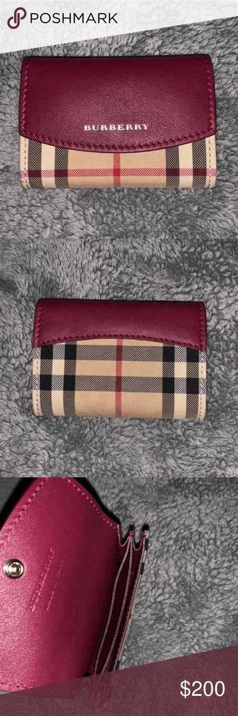 burberry card holder woman|small burberry wallet for women.